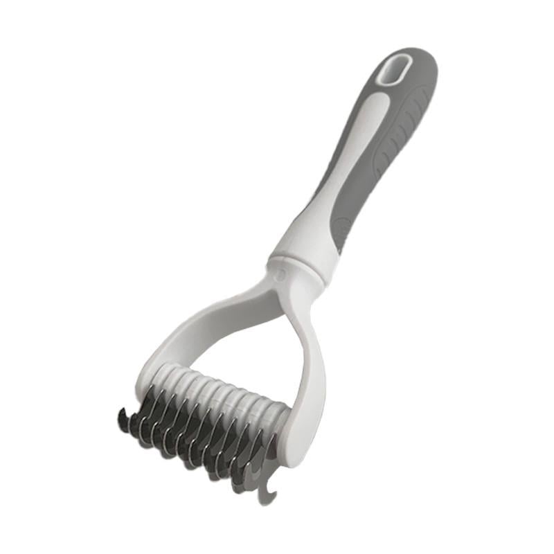 Колтуноріз для тварин Lesko DT1393 small з широким зубом Grey (32467950)