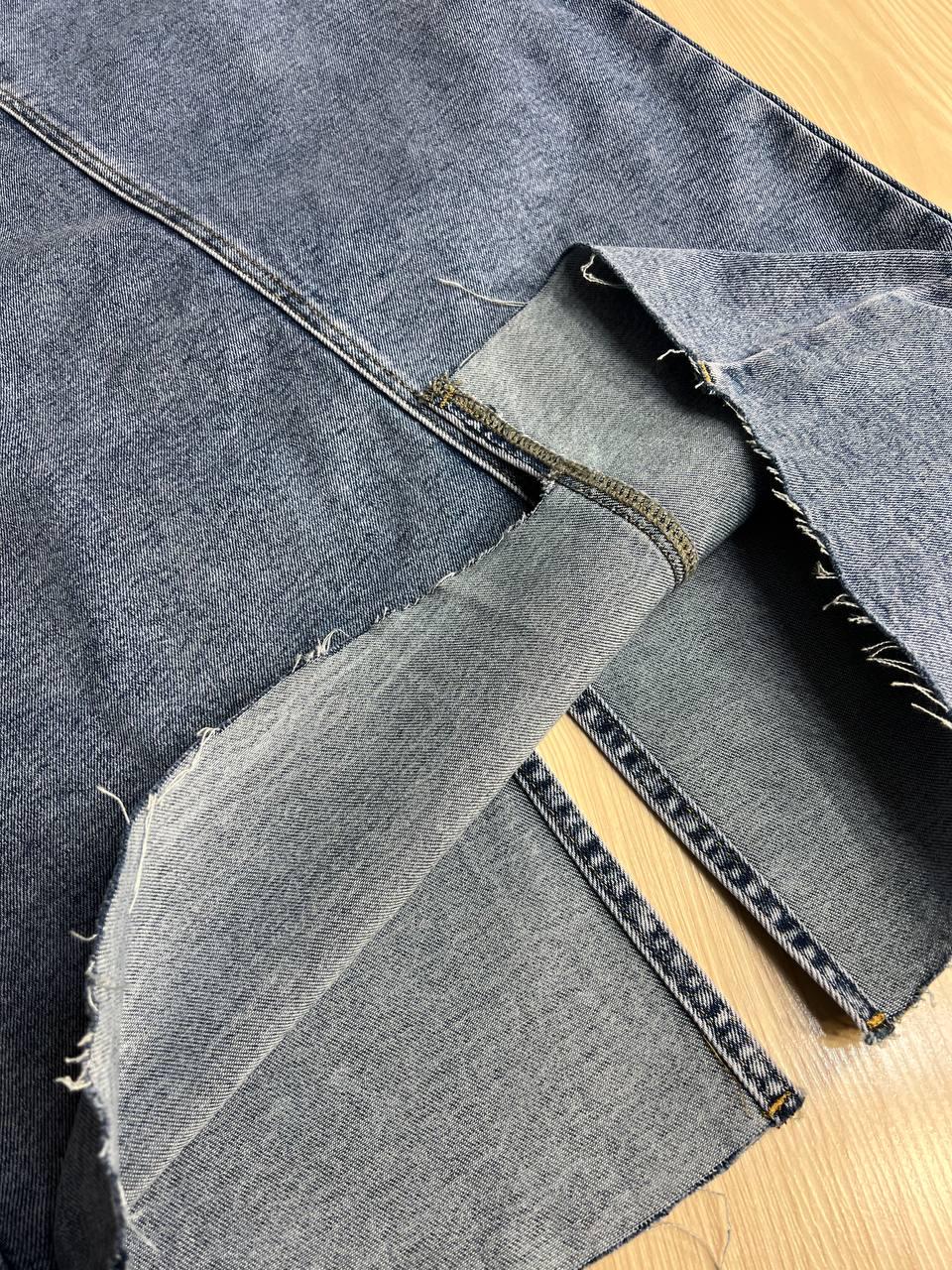 Спідниця жіноча джинсова Moss 503 довга асиметрична з розрізом р. 29 Блакитний (4080) - фото 4 Спідниця жіноча джинсова Moss 503 довга асиметрична з розрізом р. 29 Блакитний (4080) - фото 4