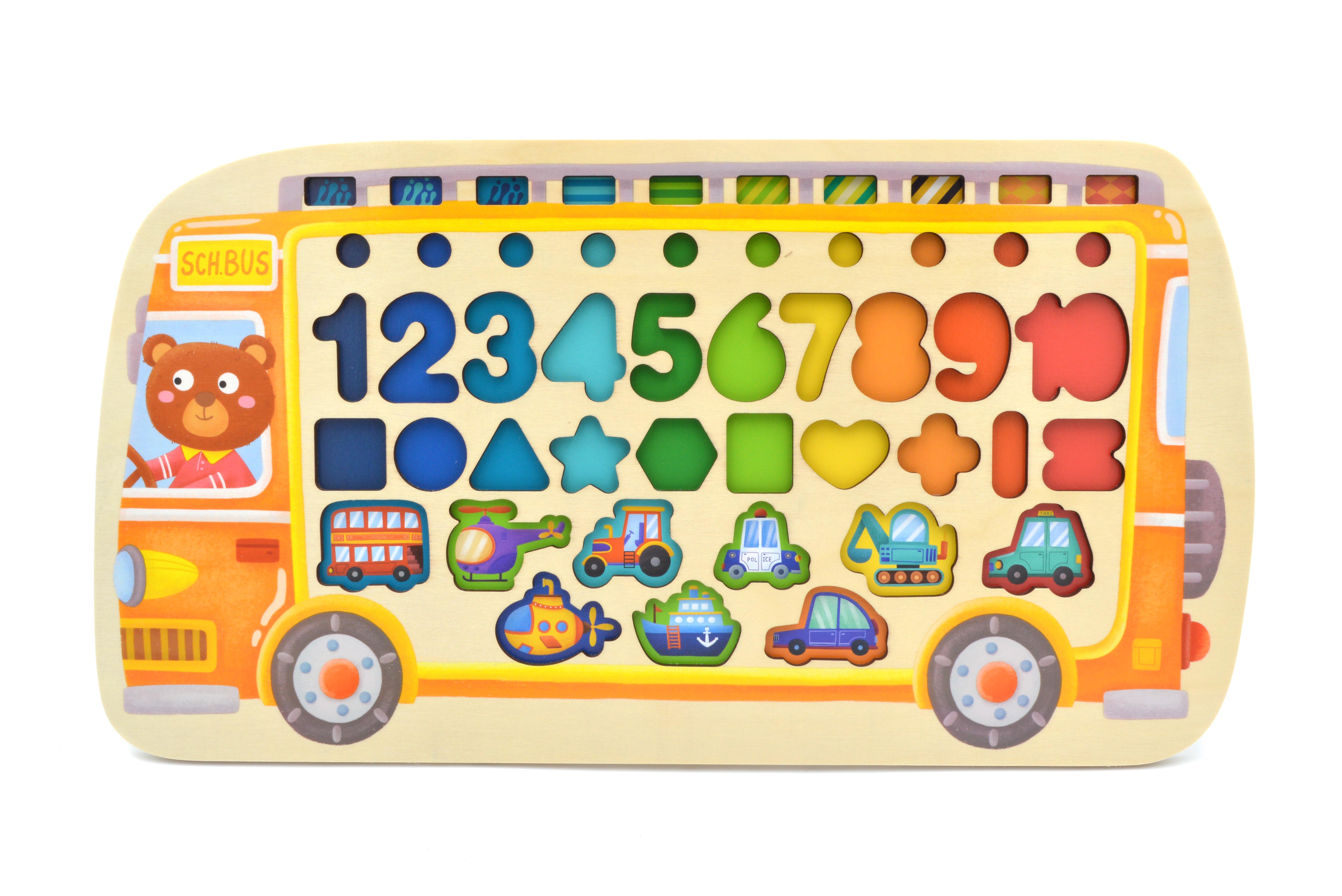 Доска логическая деревянная сортер/рыбалка/цифры/формы/цвета/транспорт (38512) - фото 5 Доска логическая деревянная сортер/рыбалка/цифры/формы/цвета/транспорт (38512) - фото 5