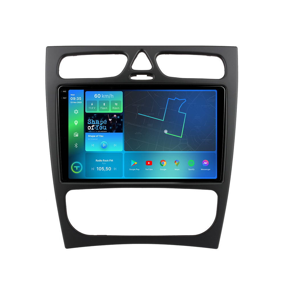 Штатная магнитола Torssen 2K Mercedes C-klasse W203 2000-2004 F98256 4G Carplay DSP (202307040)