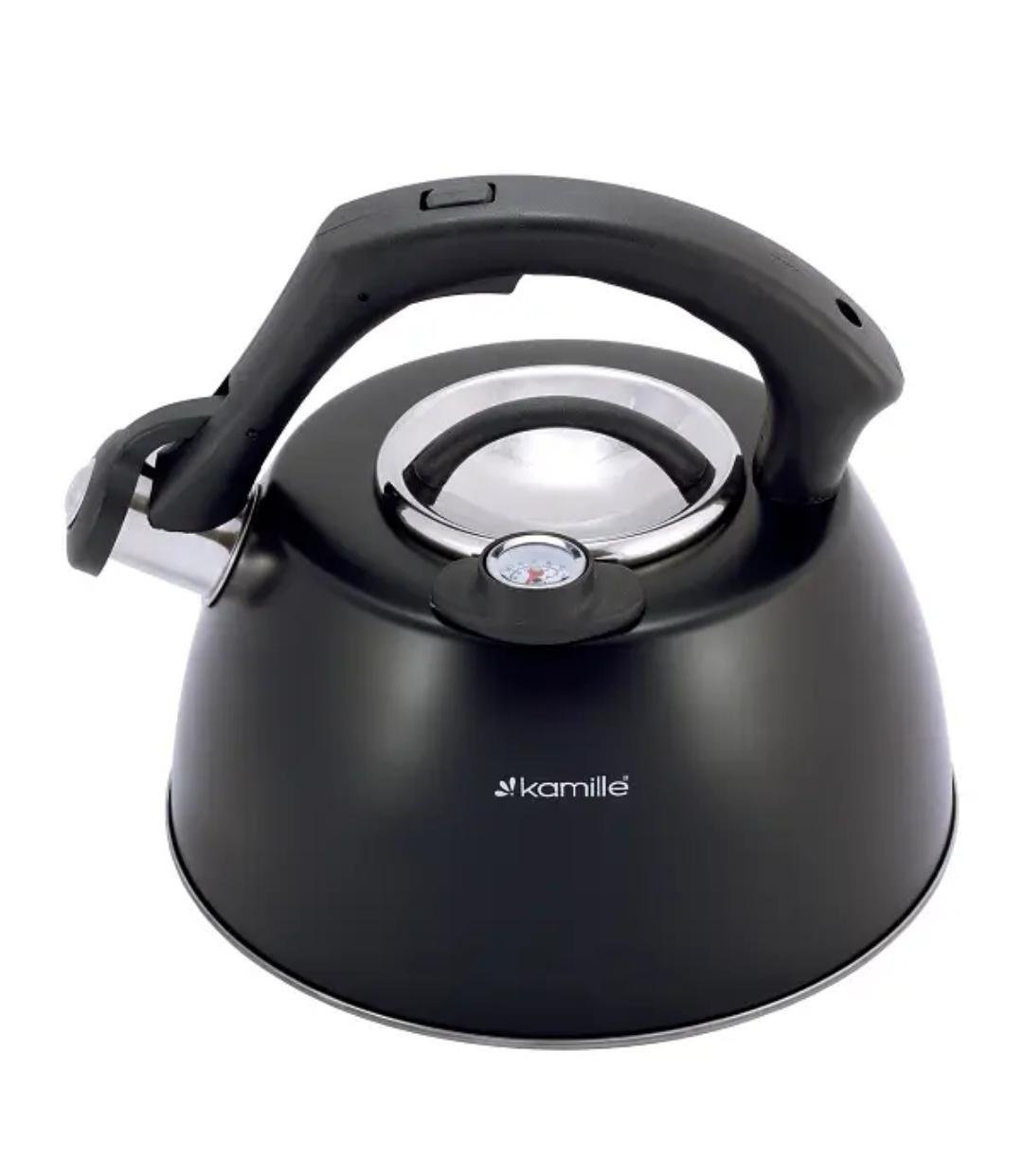 Чайник Kamille 1077А со свистком нержавеющая сталь 3 л (14538734)