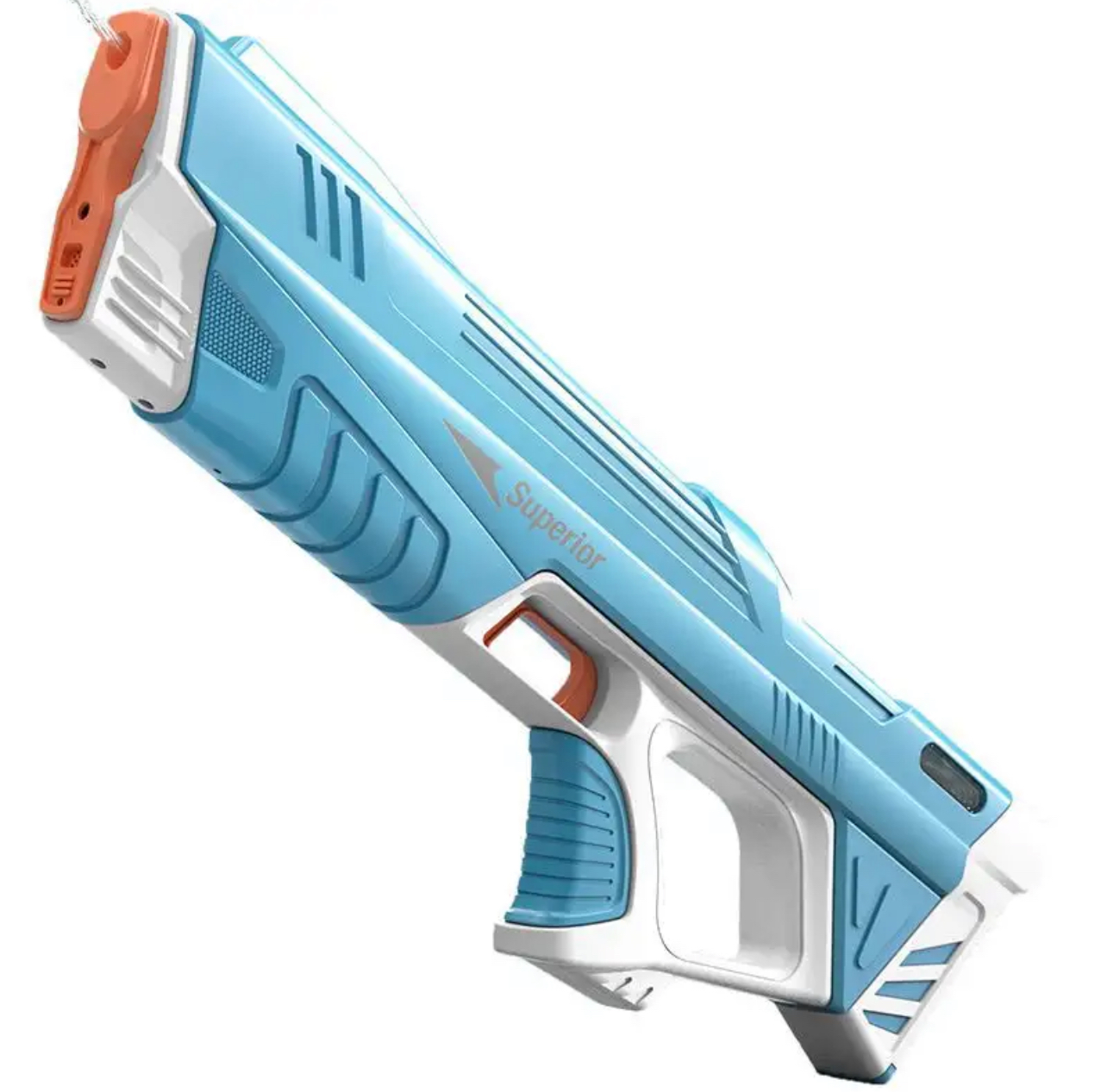 Бластер водный Superior USB детский электрический с насосом Голубой (85454362)