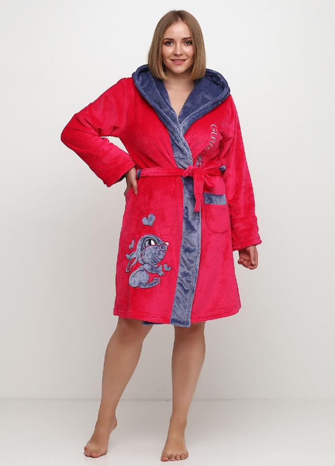 Халат Wild Love ХL Малиновый (102-01)