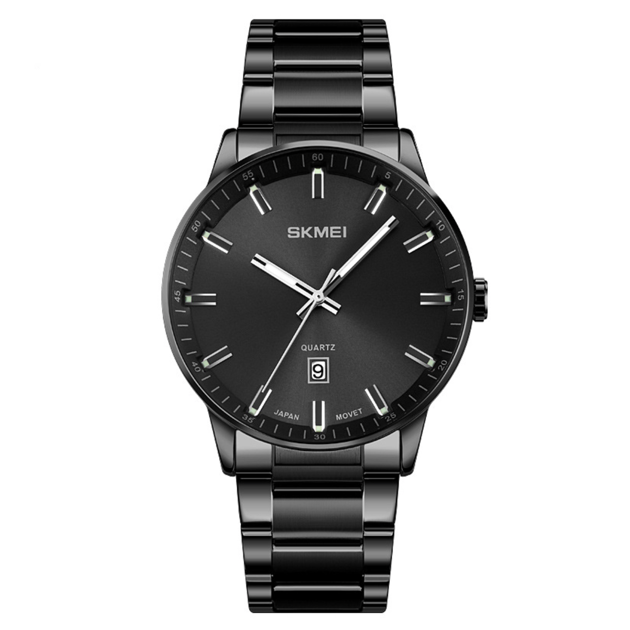 Часы мужские металлические Skmei с датой Черный (z062-2) Часы мужские металлические Skmei с датой Черный (z062-2)