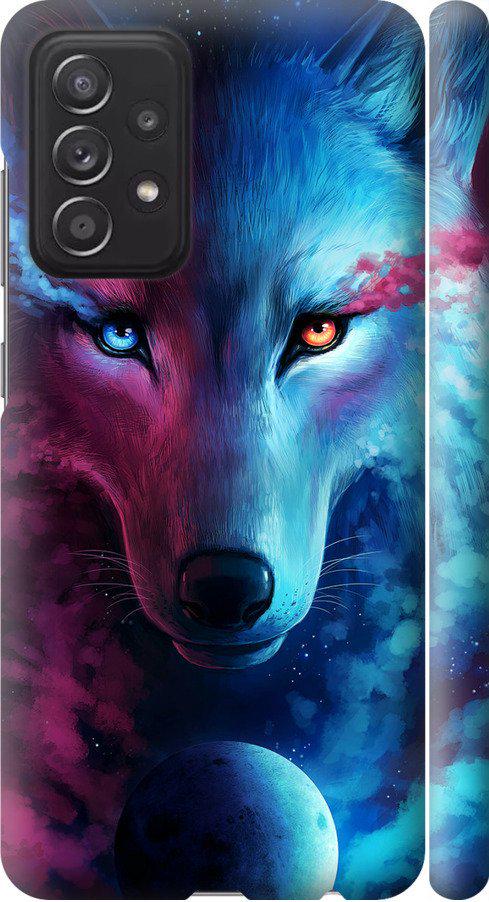 Чехол на Samsung Galaxy A52s 5G A528B Арт-волк (3999m-2583-42517)