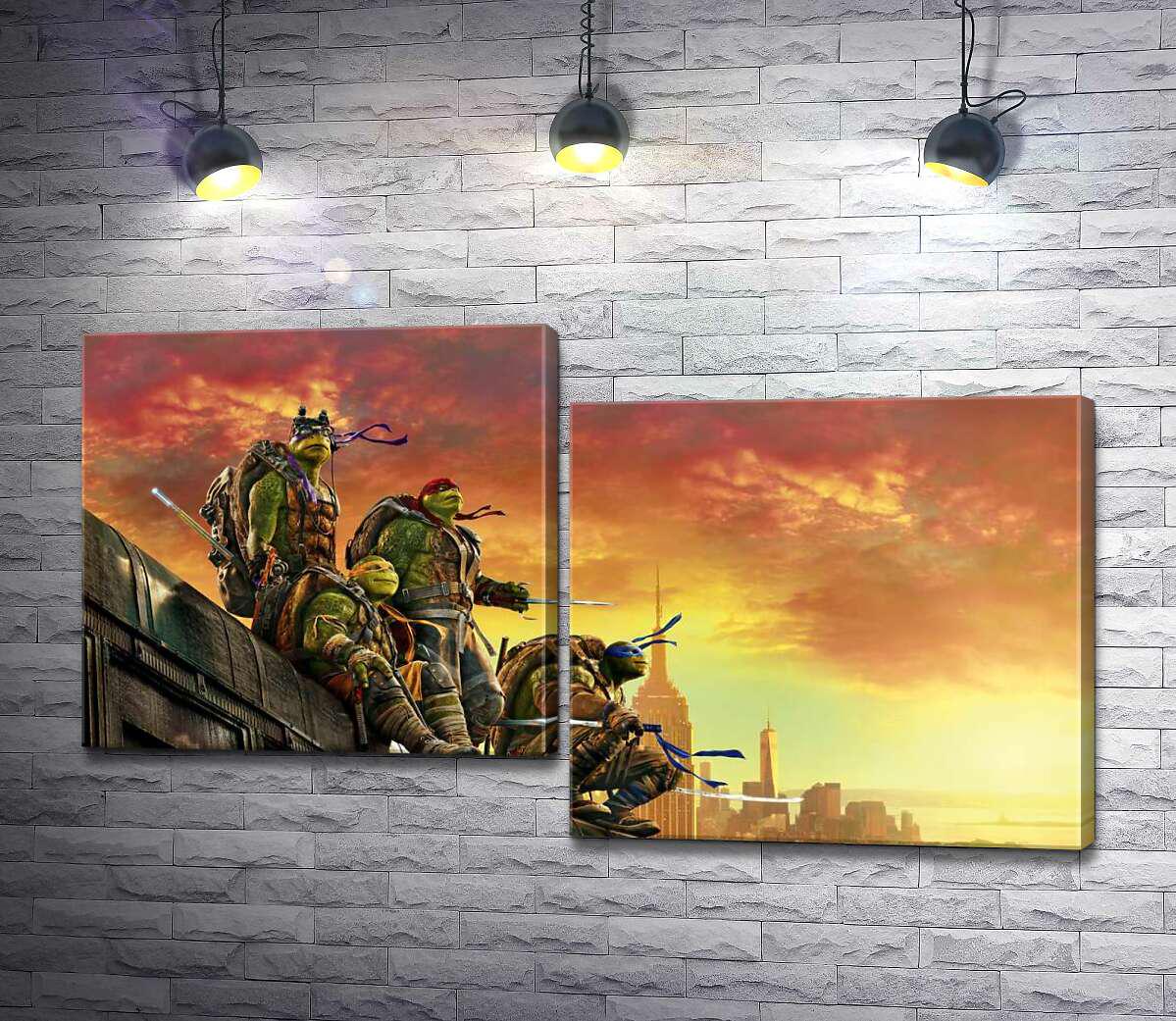 ᐉ Модульная картина ArtPoster Черепашки-ниндзя (Teenage Mutant Ninja ...