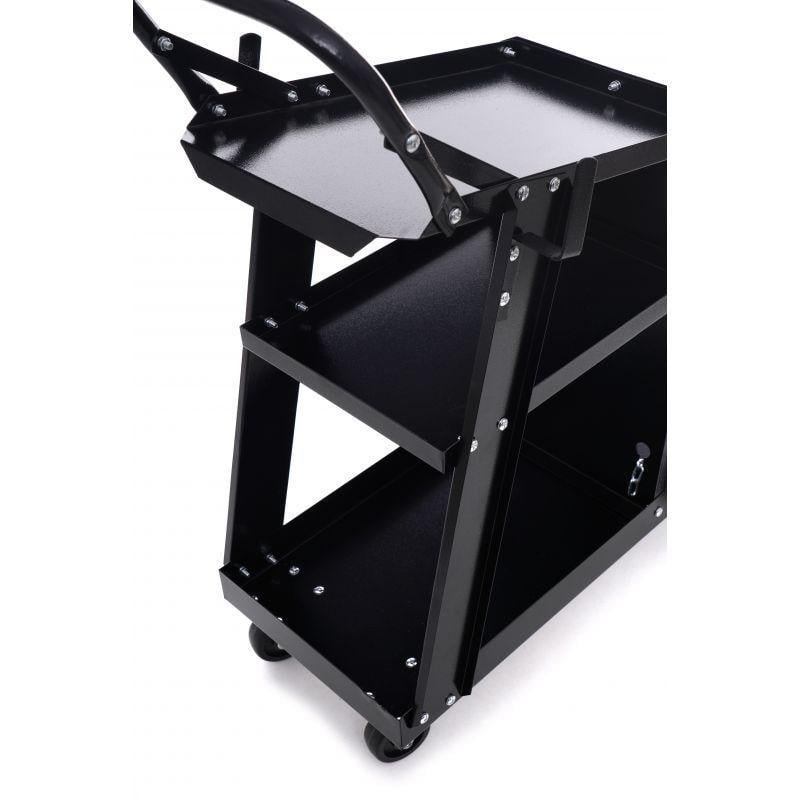 Тележка сварочная Kraft&Dele KD373 2415716206 стальная конструкция 3 полки до 75 кг - фото 5 Тележка сварочная Kraft&Dele KD373 2415716206 стальная конструкция 3 полки до 75 кг - фото 5