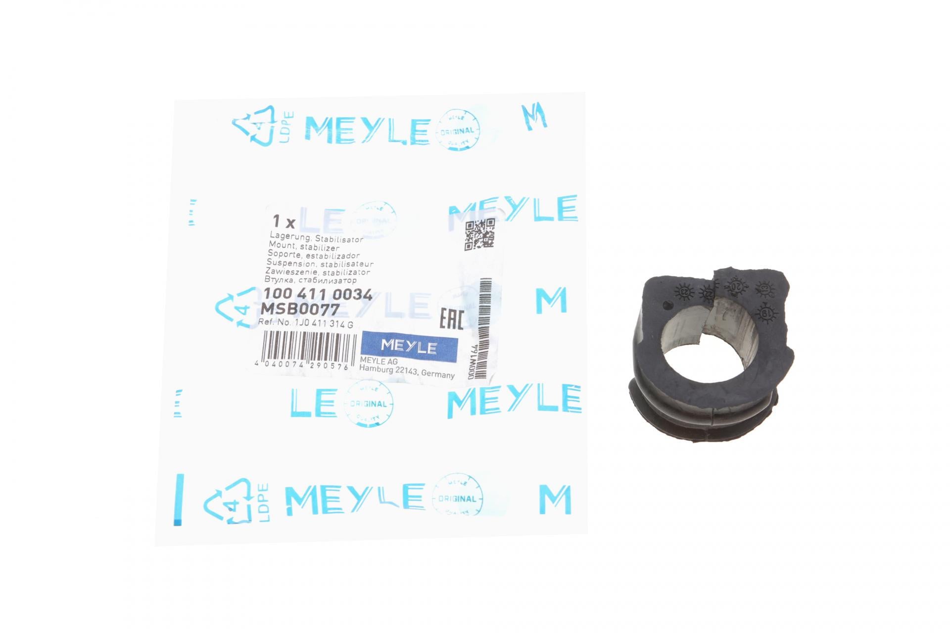 Втулка стабилизатора переднего Meyle Audi A3/TT/Skoda Octavia/Bora/VW Golf d 23 мм 100 411 0034 (25600168)