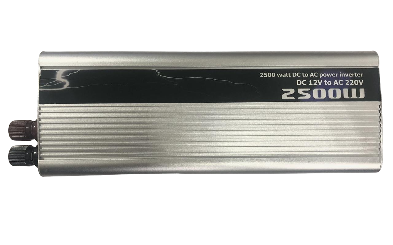 Инвертор напряжения PI 2500ВА 2500 Вт 12/220V approximated 1 универсальная розетка/клем/крокодилы