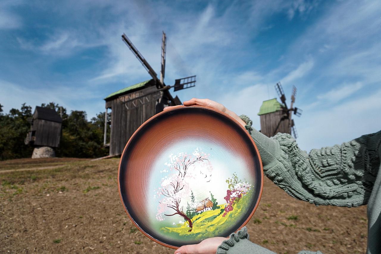 Блюдо глиняне Весна 30 см (1994074826) - фото 2 Блюдо глиняне Весна 30 см (1994074826) - фото 2