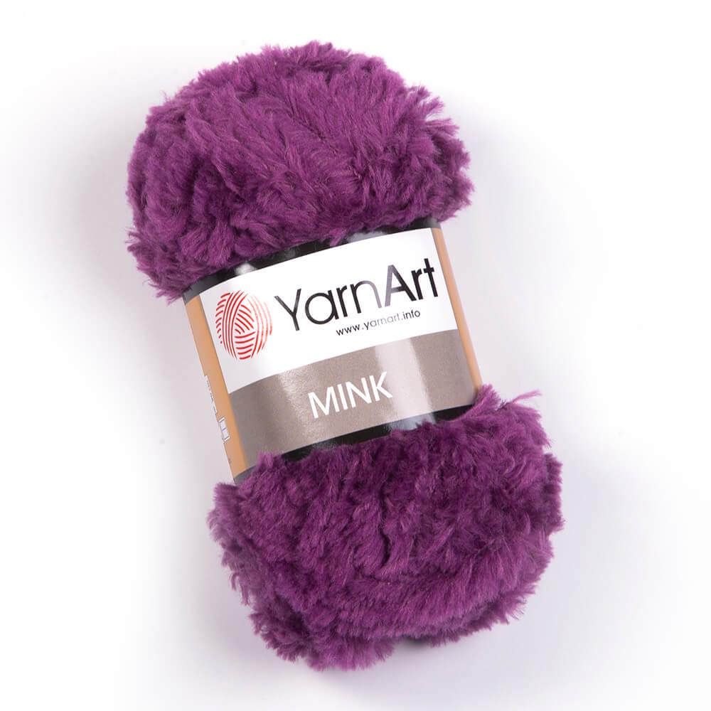 Пряжа YarnArt Mink 338 фиолетовая (2553)