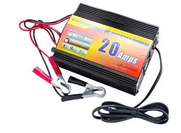Зарядное устройство для аккумулятора UKC Battery Charger 20A MA/1220A/175х130х60 мм Black (opt-13438)