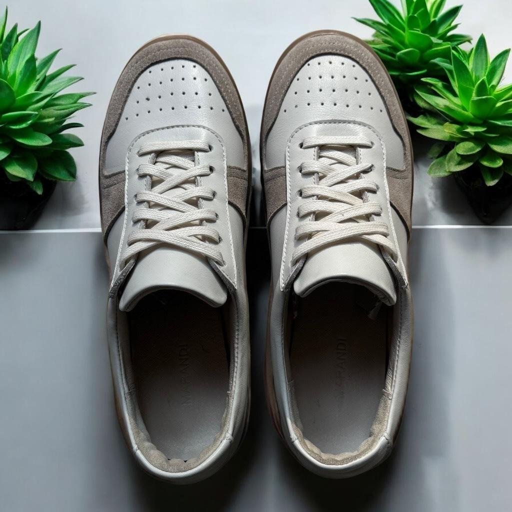 Кеди жіночі MARANDI з натуральної шкіри та з м'якою устілкою р. 38 Білий (Neo-02-38- Білий) - фото 3 Кеди жіночі MARANDI з натуральної шкіри та з м'якою устілкою р. 38 Білий (Neo-02-38- Білий) - фото 3