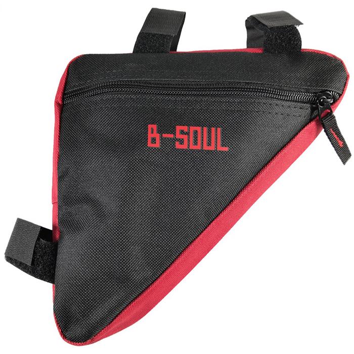 Сумка под раму B-Soul угловая Red