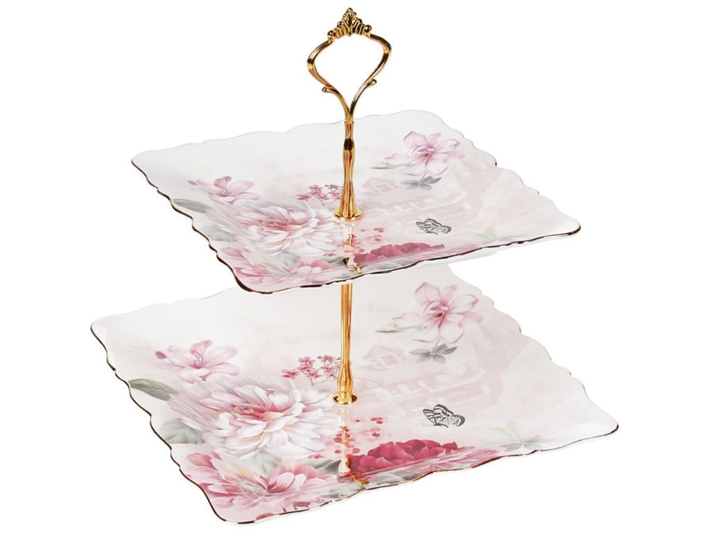 Фруктовница Сад грез двухъярусная 24 см (BDI-572-109)