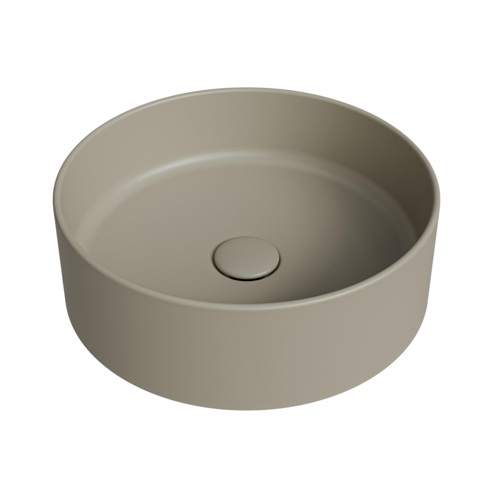 Умывальник Simas FORIU накладной 400x400 мм Бежевый (LEO-FO01SM)