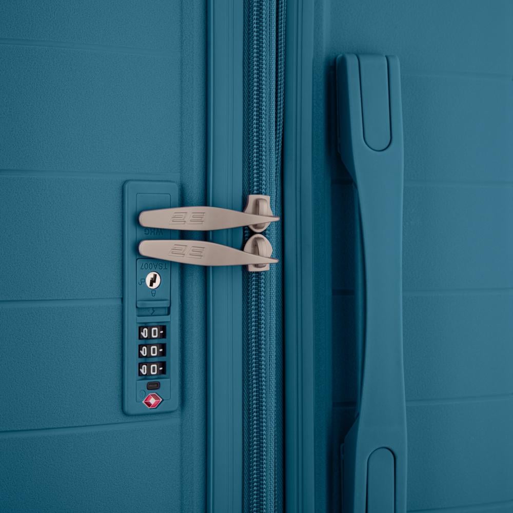 Набір валіз дорожніх 2E Aero поліпропілен замок TSA з 4 колесами S/M/L Синій (2E-SPP-AERO-SET3-TB) - фото 9 Набір валіз дорожніх 2E Aero поліпропілен замок TSA з 4 колесами S/M/L Синій (2E-SPP-AERO-SET3-TB) - фото 9