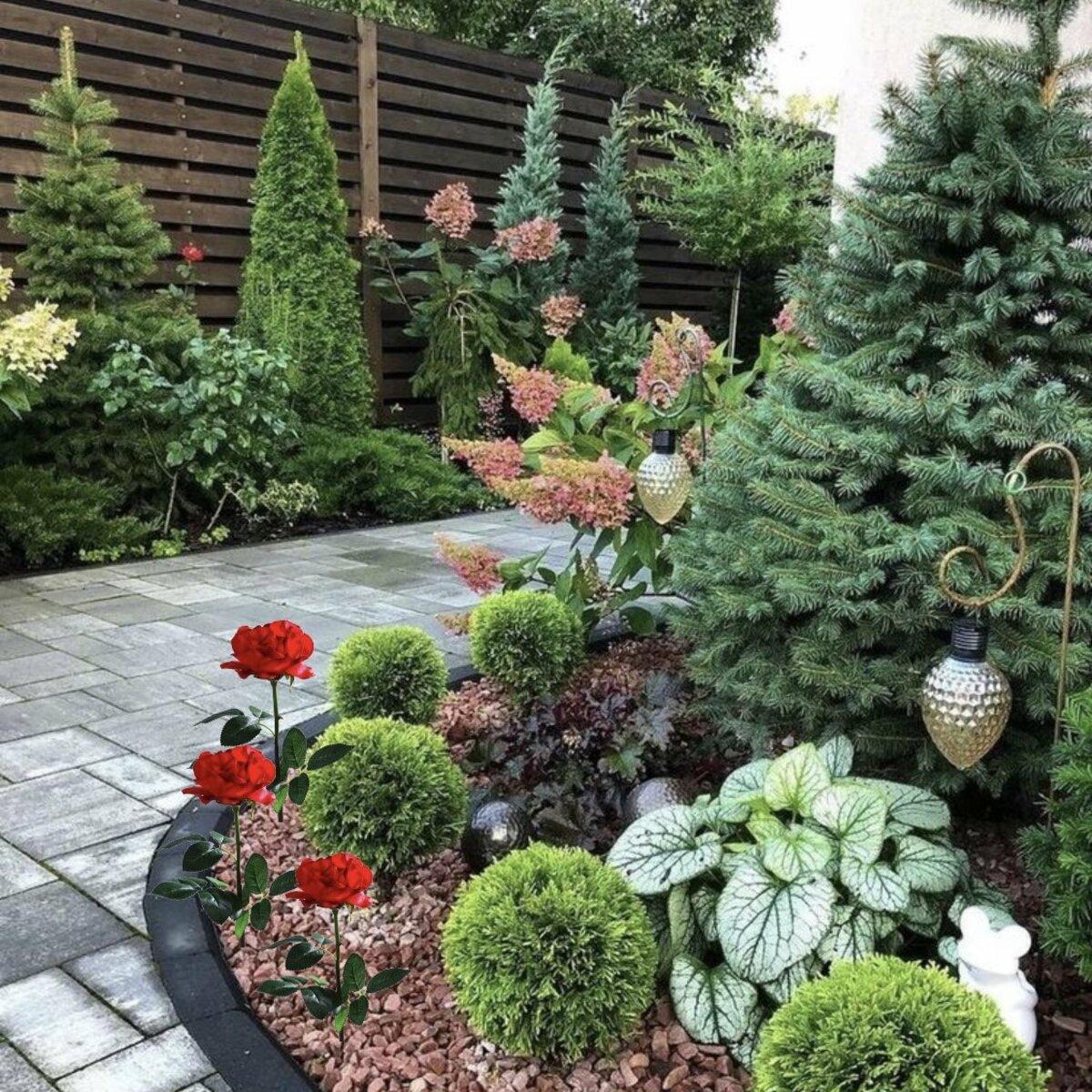 Садово-парковый светильник Sirius грунтовой в виде розы IP44 54 см Красный (28010) - фото 2 Садово-парковый светильник Sirius грунтовой в виде розы IP44 54 см Красный (28010) - фото 2