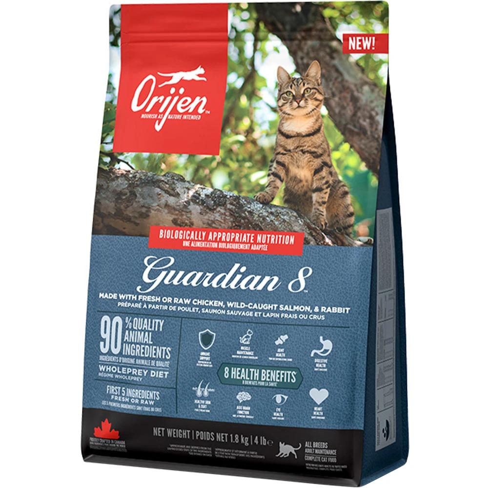 Корм сухой Orijen Cat Guardian 8 для кошек всех пород и возрастов курица/лосось/индейка/сельдь/макрель 1,8 кг (o71891)
