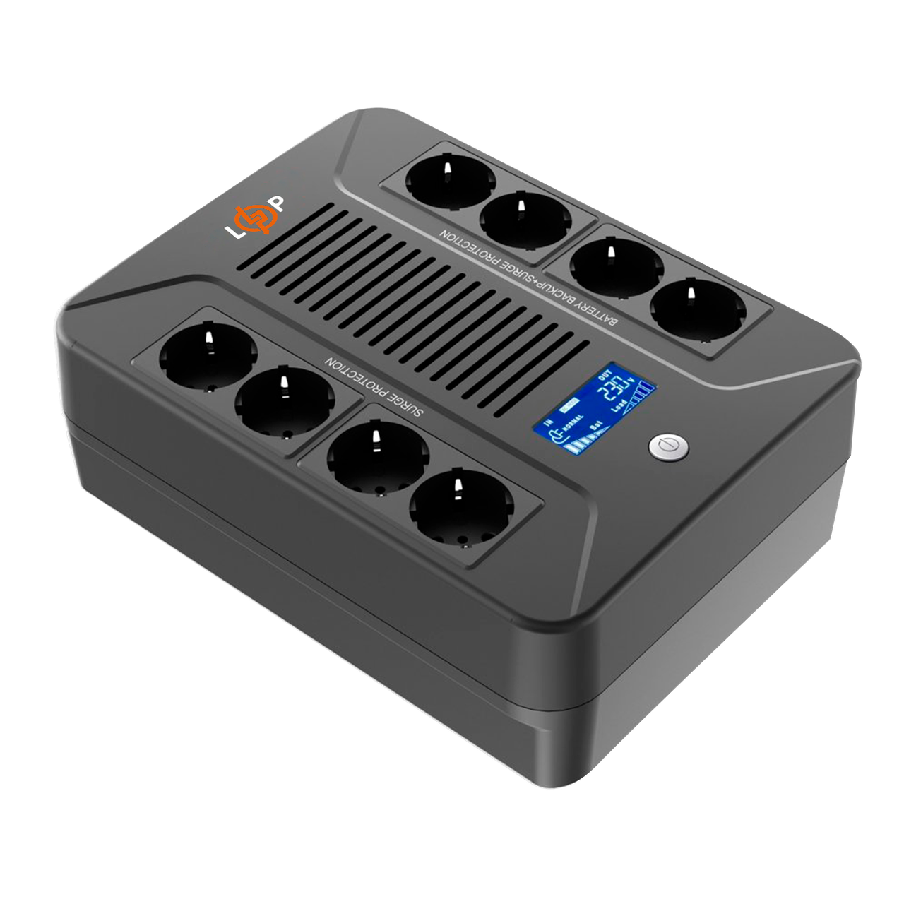 ИБП линейно-интерактивный LogicPower LP-UL650VA-8PS 360 Вт - фото 1 ИБП линейно-интерактивный LogicPower LP-UL650VA-8PS 360 Вт - фото 1