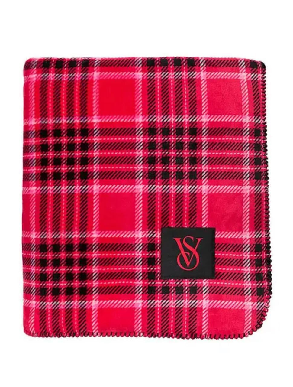 Плед Victoria's Secret Cozy Plush Blanket клетка хлопок/полиэстер Красно-черный (7028) Плед Victoria's Secret Cozy Plush Blanket клетка хлопок/полиэстер Красно-черный (7028)