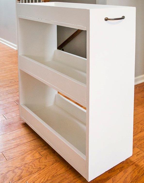 Стеллаж выдвижной из дерева Кримин Зефир (ВПХ-002920) Стеллаж выдвижной из дерева Кримин Зефир (ВПХ-002920)