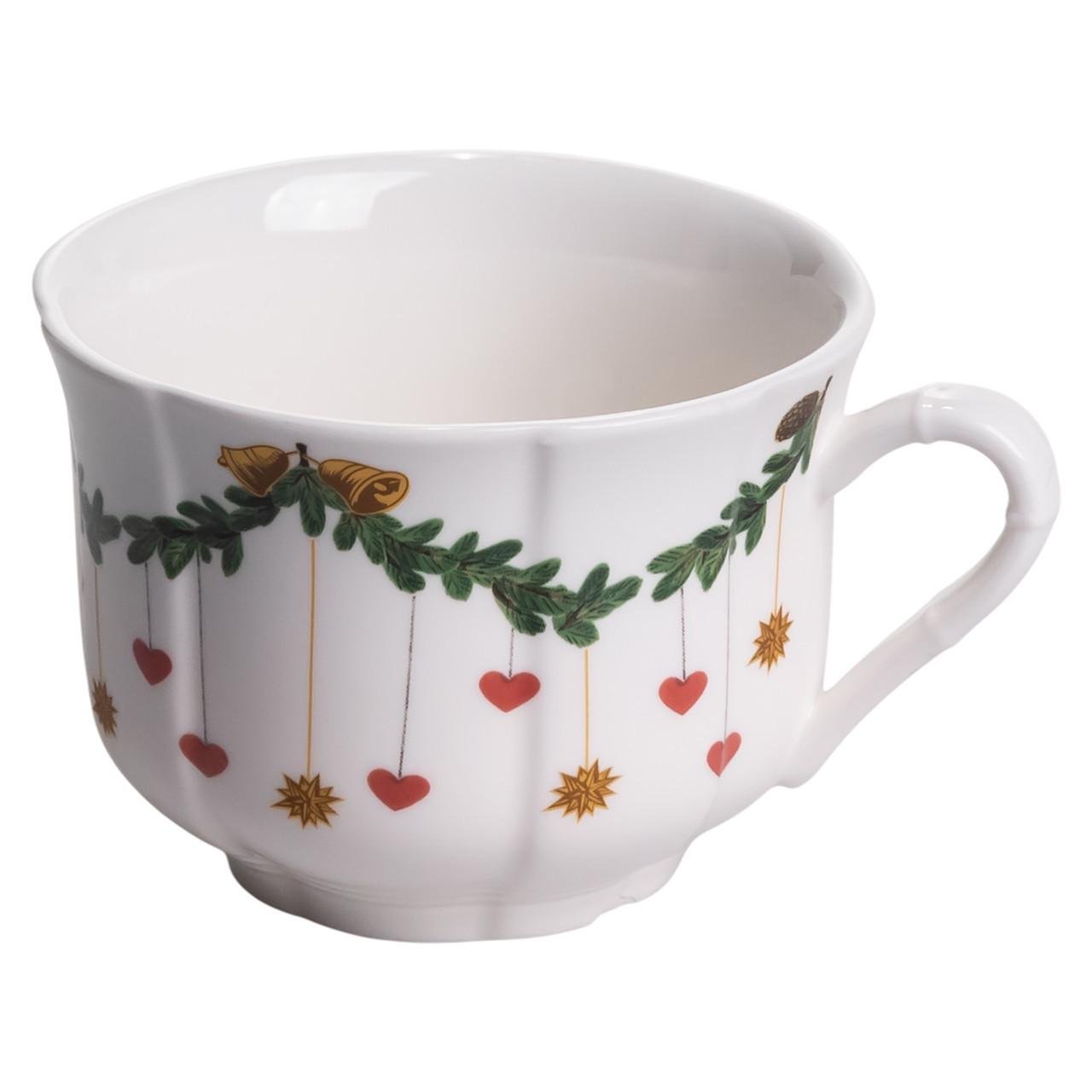 Столовый набор посуды новогодний ROYAL 32 предмета на 6 человек фарфоровый (YY78-11A) - фото 5