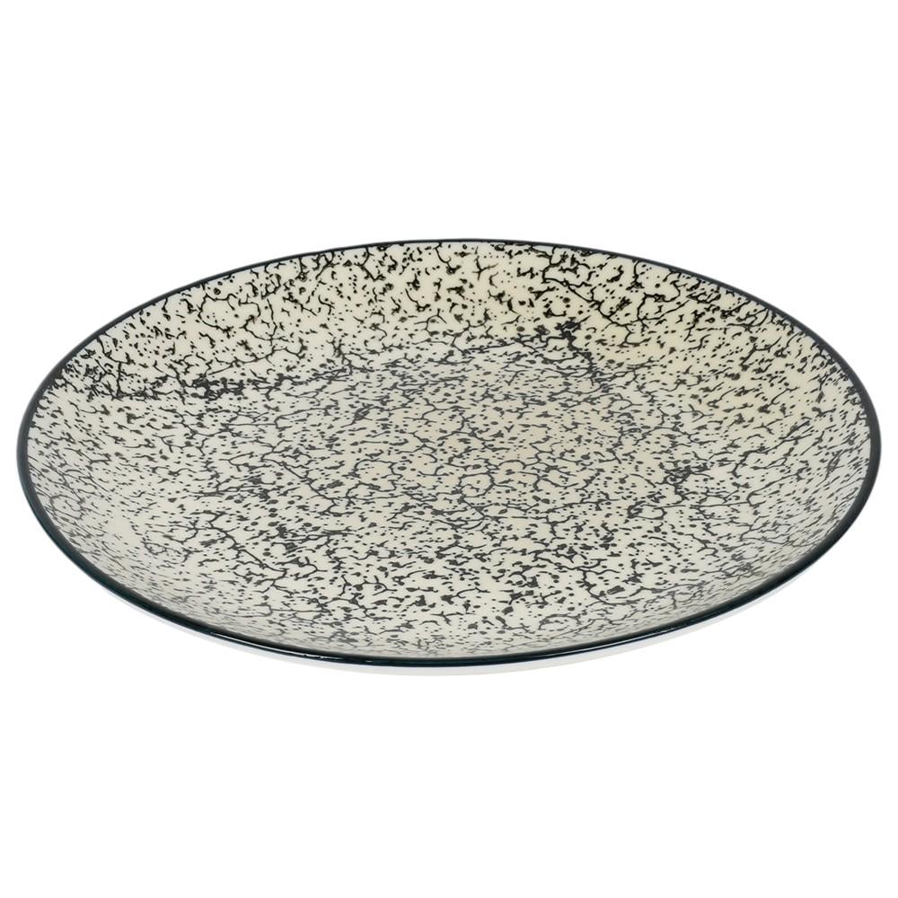 Тарелка Aura Beige MC6151-8 d 20,3 см Бежевый с черным (36522305)