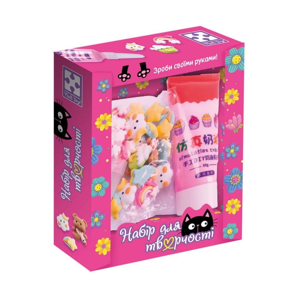 Набір для творчості Vladi Toys створення шпильок Мишка мікс 5 кабошонів Рожевий (RN-250-N-1250) Набір для творчості Vladi Toys створення шпильок Мишка мікс 5 кабошонів Рожевий (RN-250-N-1250)