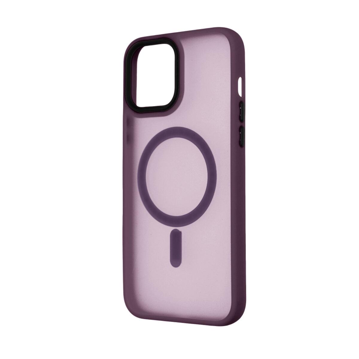 Протиударний чохол для Apple iPhone 13 Pro Max Cosmic Magnetic Color HQ / Bordo