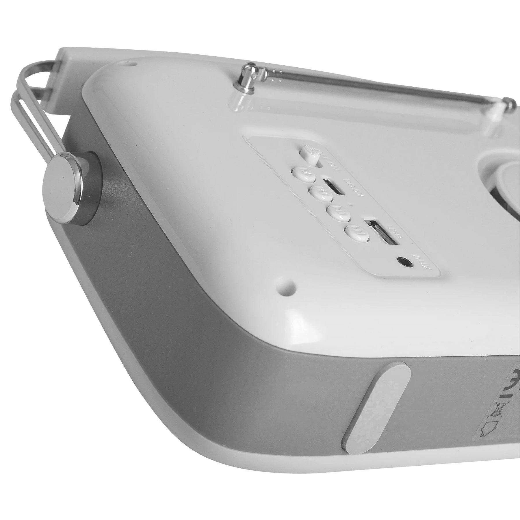 Радіо у ретро стилі Bluetooth Vintage Cuisine металева ручка Білий - фото 7