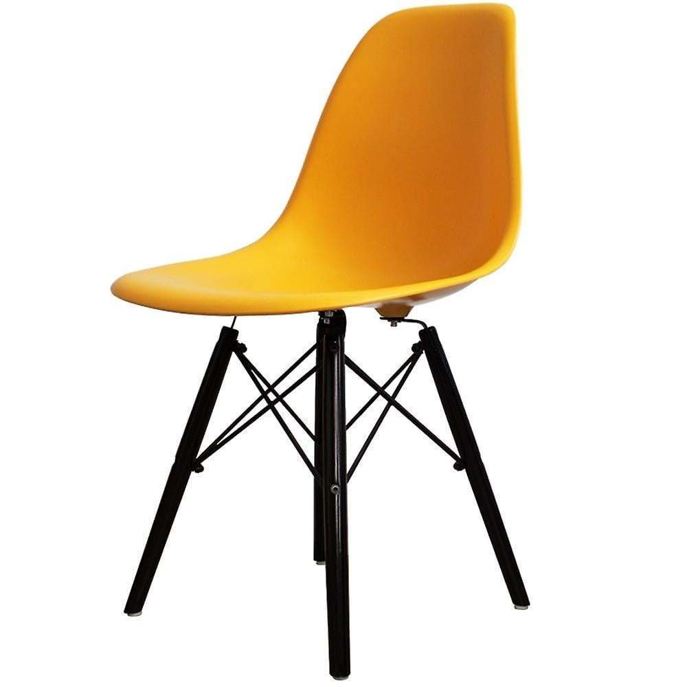 Стул МС Тауэр Вуд пластиковый Желтый (GSDM16WYel2)