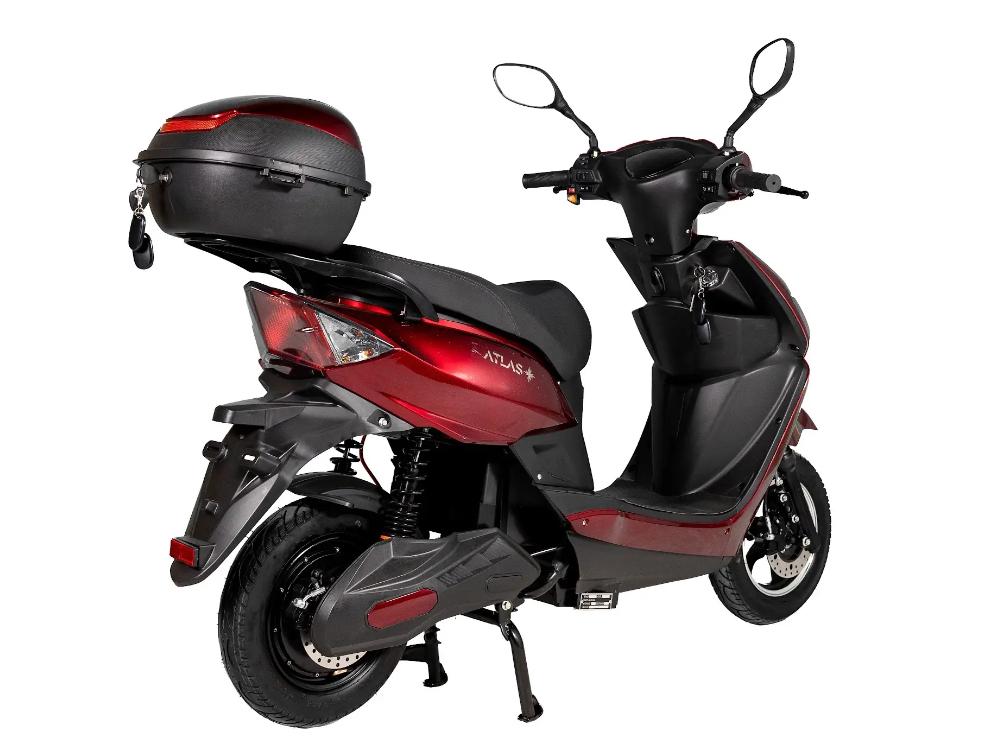 Электроскутер ATLAS Shark Box 1500W Red - фото 3 Электроскутер ATLAS Shark Box 1500W Red - фото 3