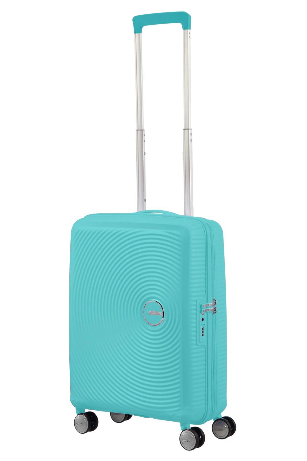 Чемодан с расширением American Tourister Soundbox 55x40x20/23 см Бирюзовый (32G-21001) - фото 8