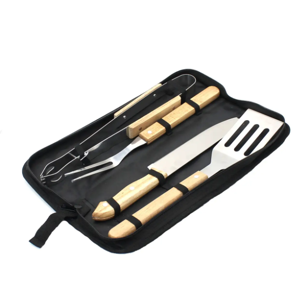 Набір аксесуарів для барбекю BBQ Tools Set AL 4 у чохлі