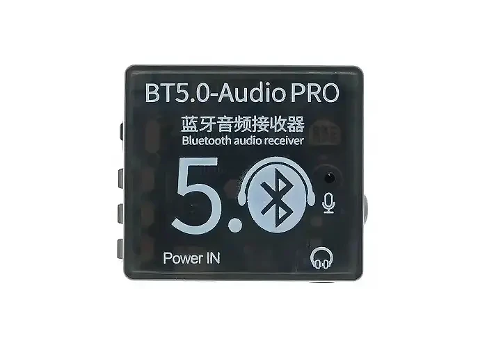 Модуль приймач BT5.0-Audio Pro DC 3,7-5В у пластиковому кейсі з мікрофоном