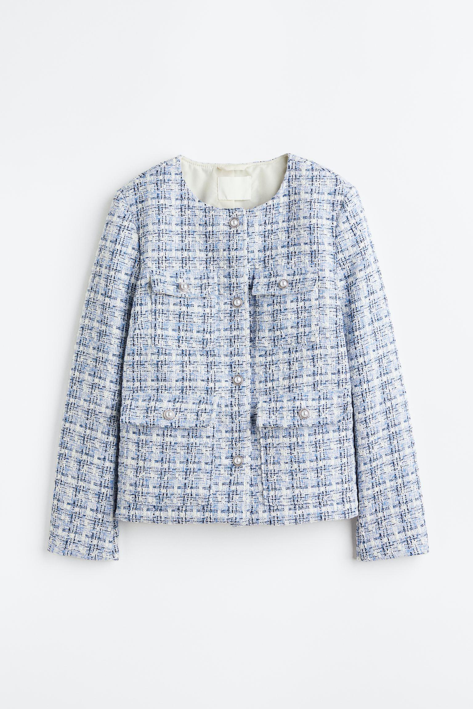 Жакет S Бело-голубой (11459207wer)