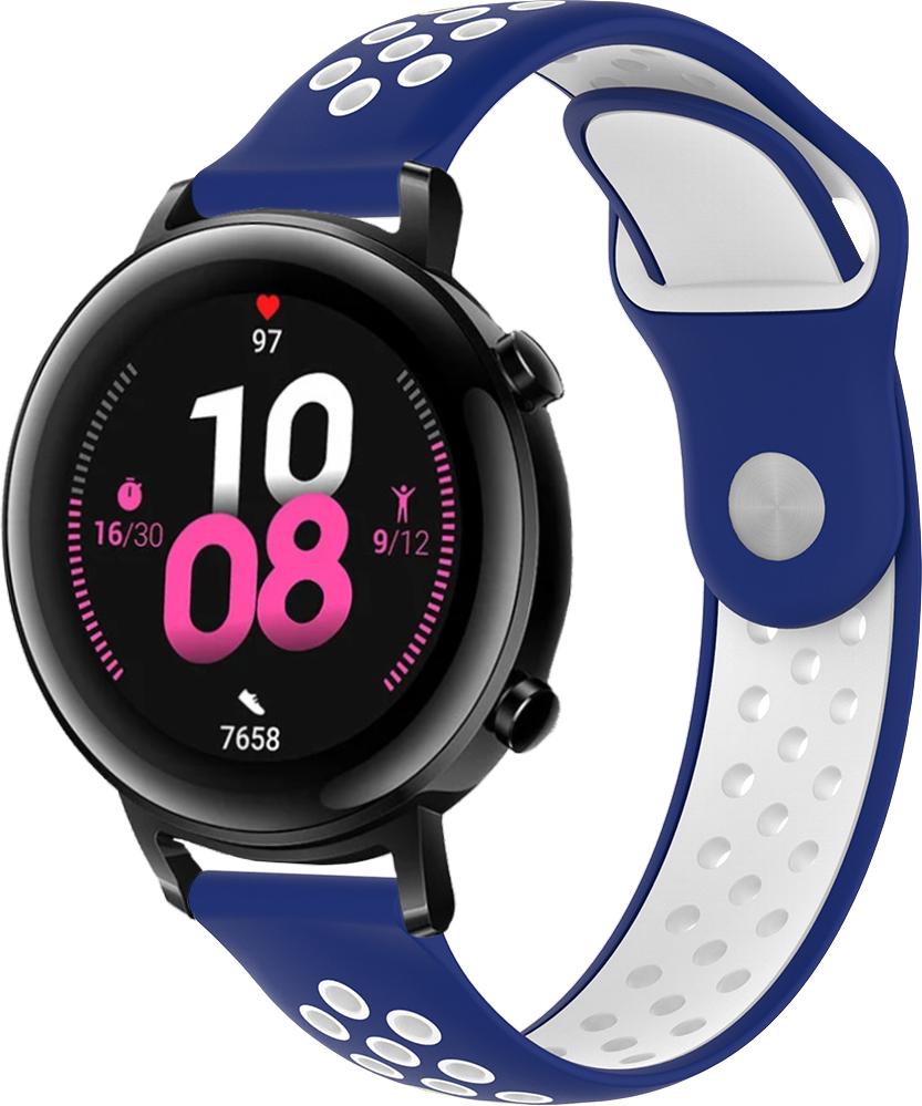 Ремешок Sport для Huawei Watch GT 2 42 мм Blue White (23033-62)