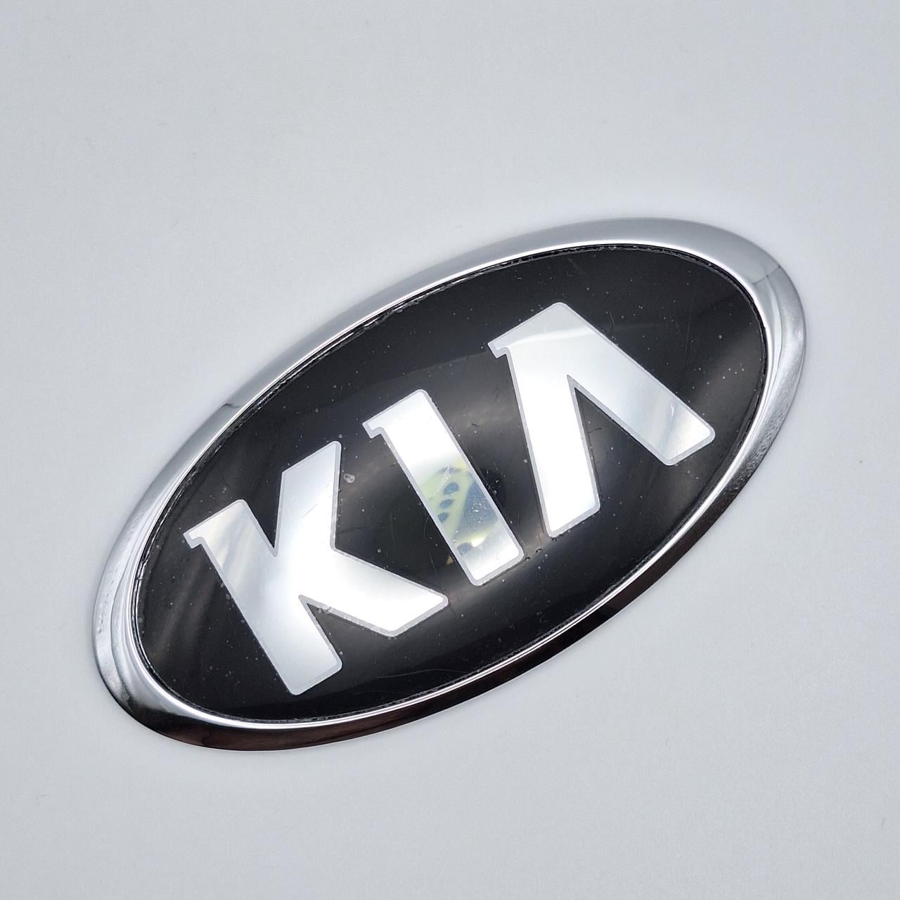 Эмблема KIA ABS 120х60 мм Хром глянцевый (1947826868)