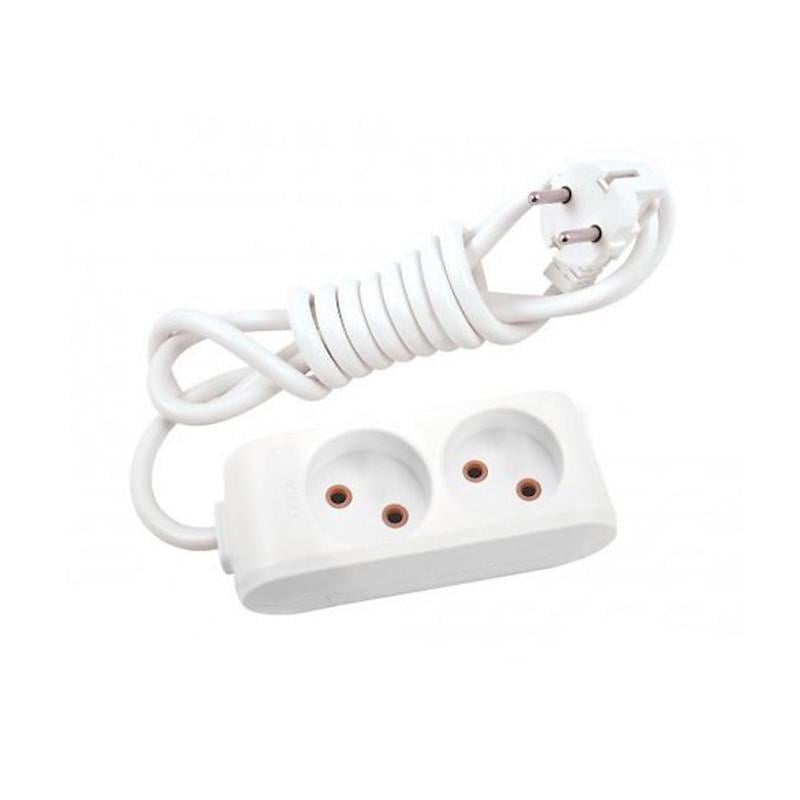 Подовжувач двомісний Viko Multi-Let без заземлення 3 м (27848311)