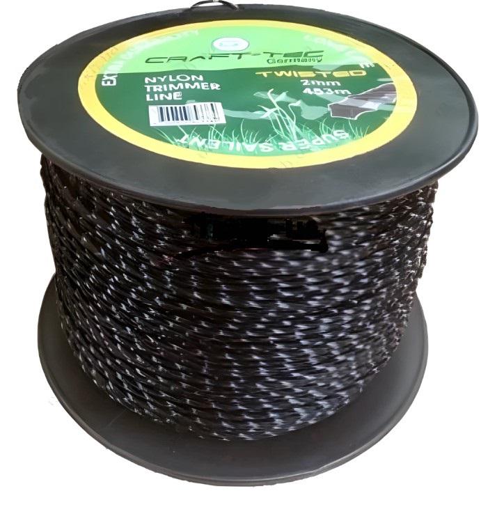 Леска для триммера Craft-Tec квадрат витая 2,4 мм х 314 м Леска для триммера Craft-Tec квадрат витая 2,4 мм х 314 м