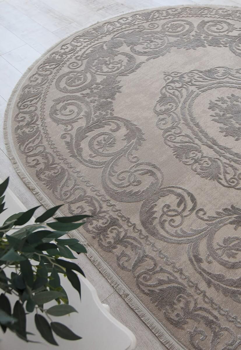 Ковер акриловый Taboo g886b овал 200x400 см Grey (48532040)
