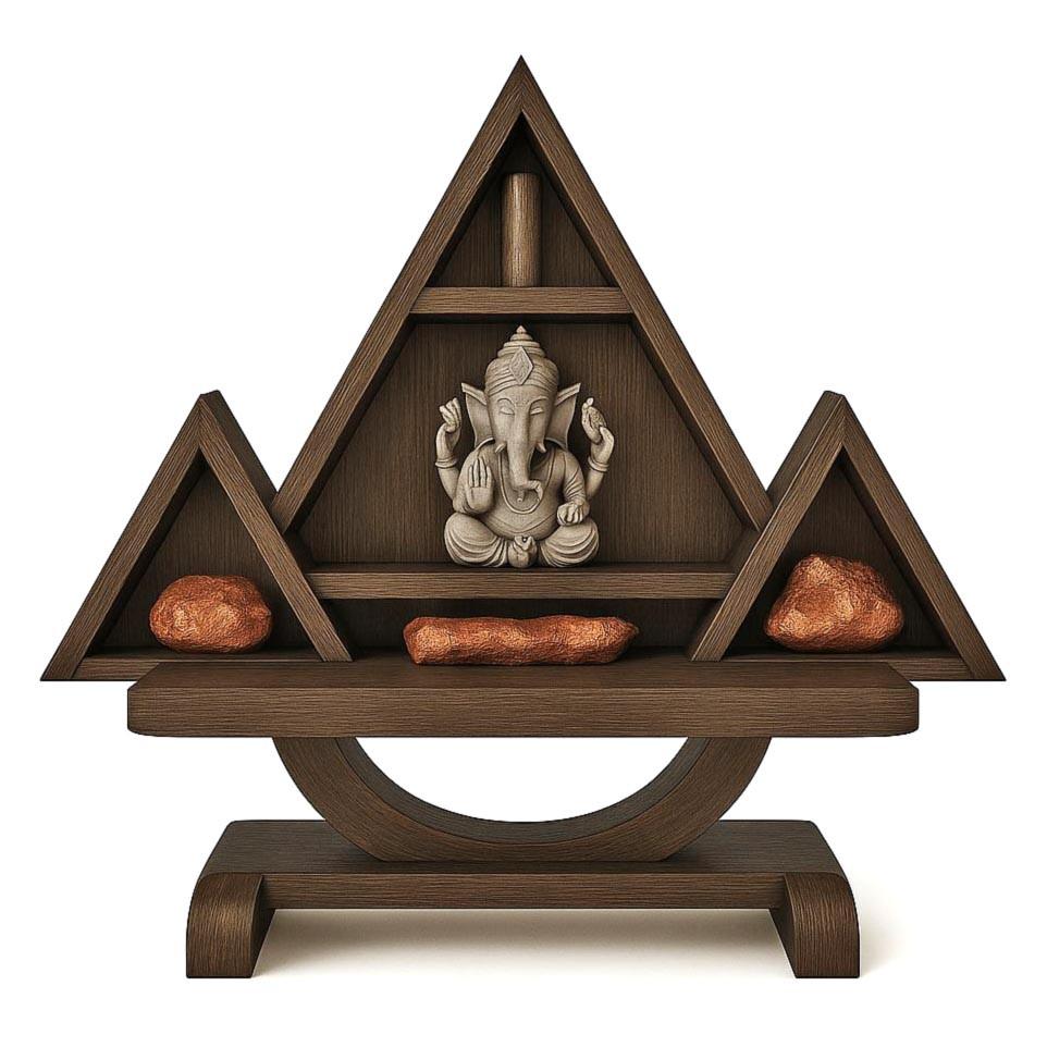 Алтарь для медитации из дерева Каминир Сепия (ЛАТ-006208)