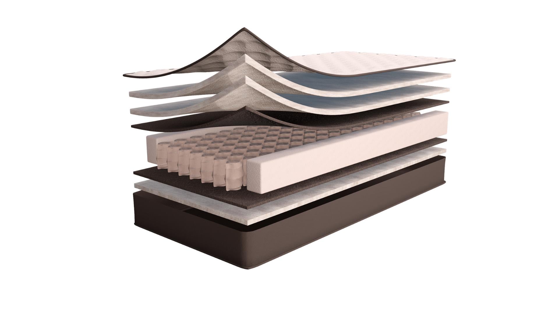 Матрас ортопедический двухсторонний Coazy Sleep Caramel 130х200 см (2601373-1302001)