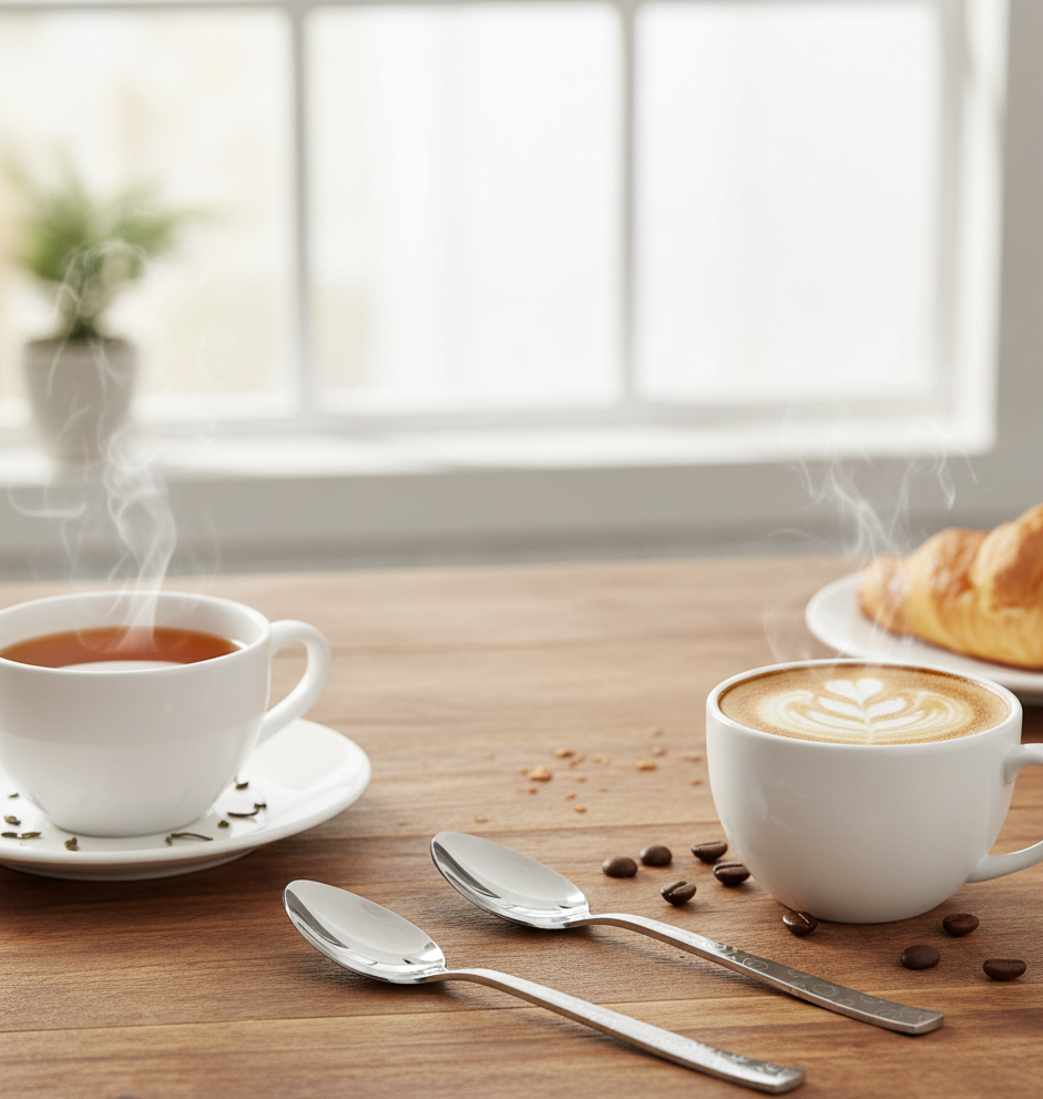 Ложки чайні Bubbles silver з нержавіючої сталі 3 шт. (30362) - фото 3 Ложки чайні Bubbles silver з нержавіючої сталі 3 шт. (30362) - фото 3