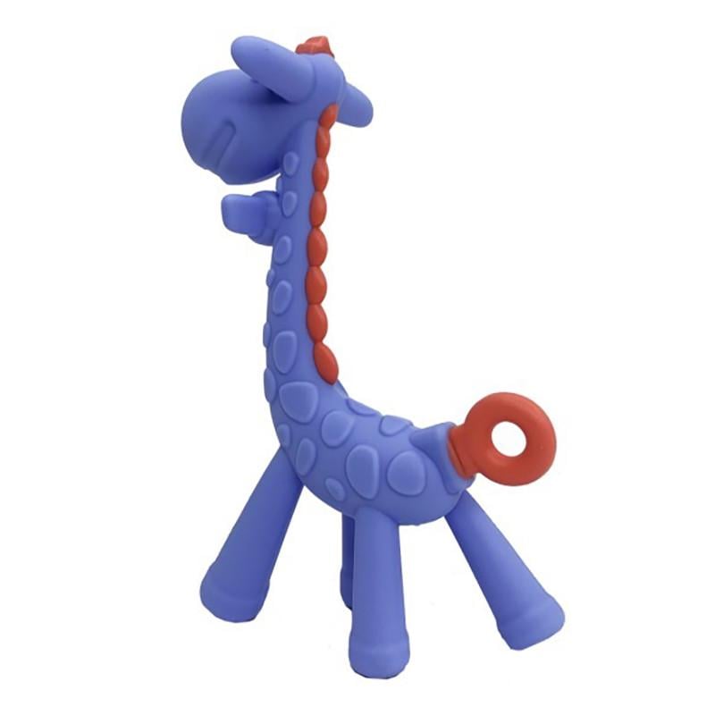 Прорезыватель силиконовый Жираф без футляра Фиолетовый (FR-132-R-97) Прорезыватель силиконовый Жираф без футляра Фиолетовый (FR-132-R-97)