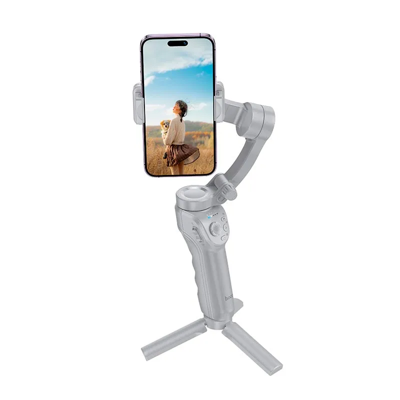 Стабілізатор-штатив Hoco K24 Support 3-axis smart gimble - фото 4 Стабілізатор-штатив Hoco K24 Support 3-axis smart gimble - фото 4