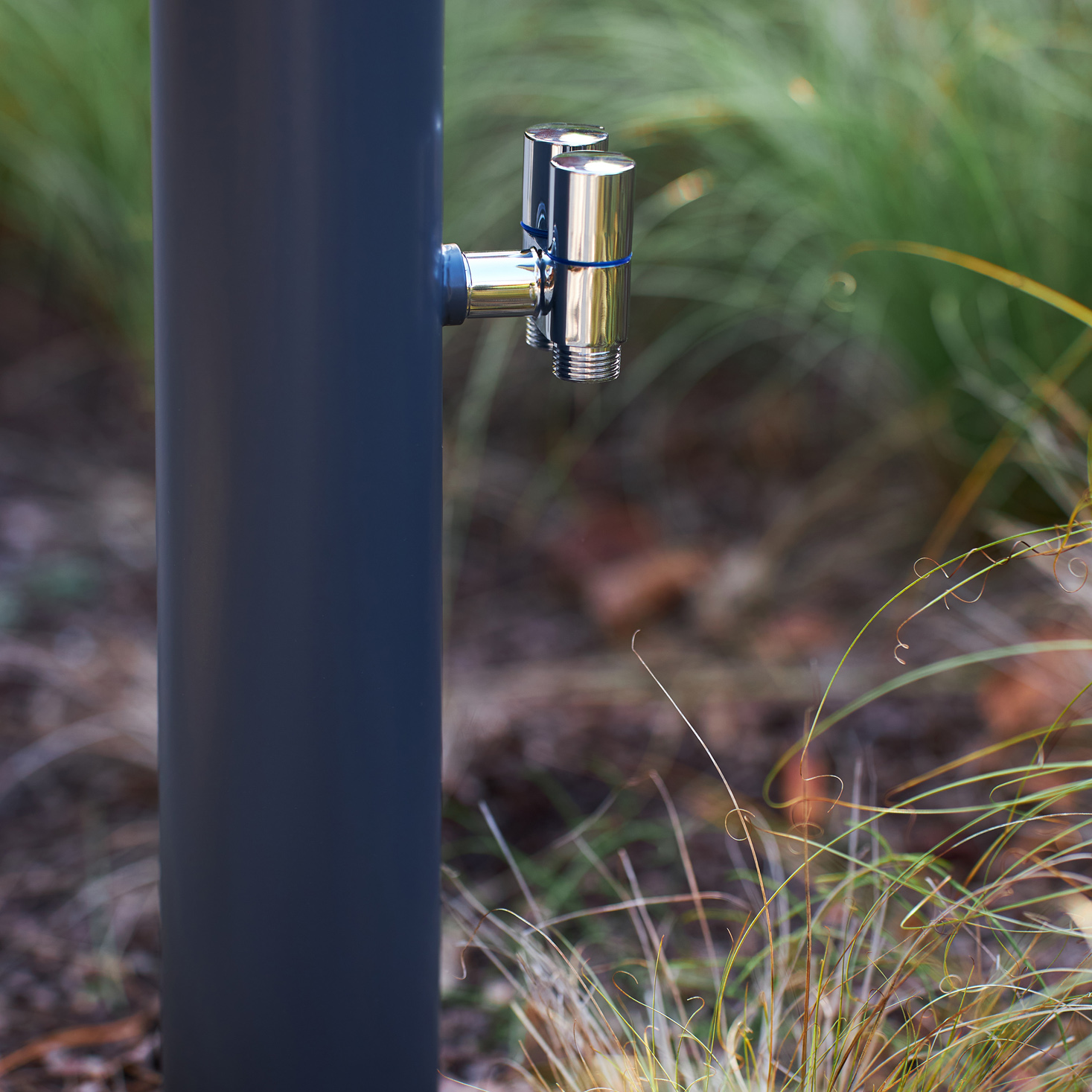 Садовая колонка Vican EVA для воды из нержавеющей стали AISI 304 Графитово-серый (90003) - фото 6