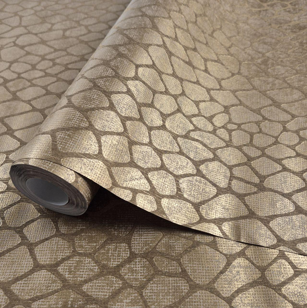 Обои виниловые Marburg 59115 0,53х10,05 м Золотистый (2785922195)