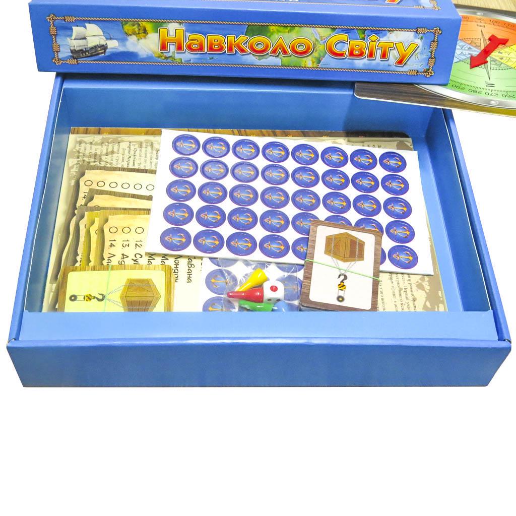 Настольная игра ARTOS GAMES Вокруг света Разноцветный (SR-113-N-998) - фото 4 Настольная игра ARTOS GAMES Вокруг света Разноцветный (SR-113-N-998) - фото 4